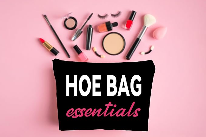ZUYUROU Funny Gifts for Women, Friends, Hostess Gift Ideas Cool Gifts for Women Girls Birthday Gift Ideas Gag gifts Girls Weekend Overnight Fun Makeup Travel Bag Cosmetic Bag-Black - Image 4