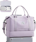 Travel Duffel Bag, Sports Tote Gym Bag, Shoulder Weekender Overnight Bag for Women by WONHOX