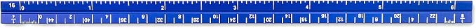 Alumicolor 3610-5 Aluminum Combination Pocket Scale, 6IN, Blue - Image 3