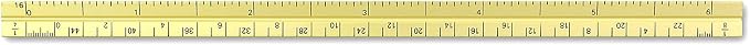 Alumicolor 3610-2 Aluminum Combination Pocket Scale, 6IN, Gold - Image 3