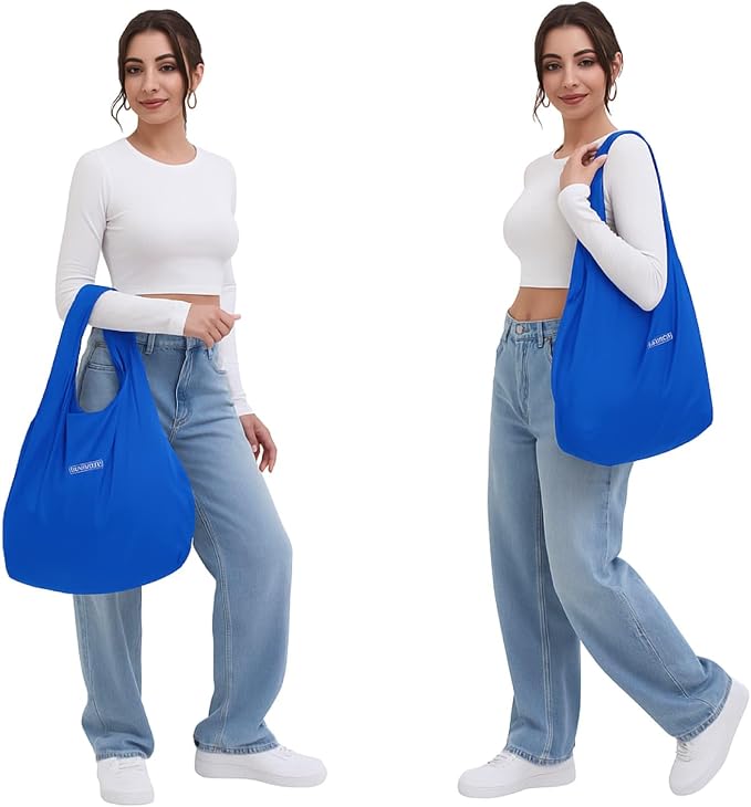 Compact Reusable Grocery Tote Bag – Lightweight, Foldable & Packable Shopping Bag for Travel - Image 2