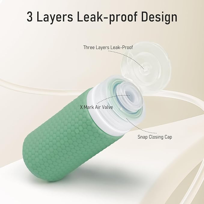 Travel Bottles for Toiletries, TSA Approved 2oz Leak Proof Travel Size Liquid Containers, BPA Free Refillable Silicone Squeeze Bottles for Shampoo Lotion and Conditioner (4 Pack) - Image 4