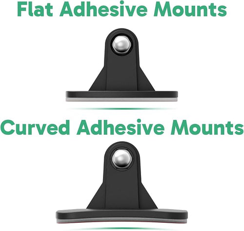 AKASO Adhesive Mount Helmet Sticky Mount Accessory Kit for Action Cameras | Versatile Mount for GoPro Hero13 12, Insta 360 X5 X4 X3, DJI, AKASO 360/EK7000/EK7000 Pro/Brave 4/4 Pro/7 LE Action Cameras - Image 2