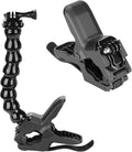NEEWER Flexible Clamp Mount Compatible with GoPro DJI Action Cameras, GP-80 | Compatible with DJI Action 6 Osmo 360 Insta360 X5/4/3 AcePro series, Jaw Flex Super Clamp Holder Mount Accessories for Video by Neewer