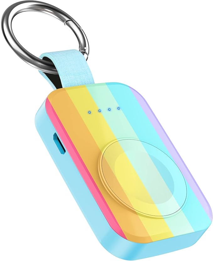 Portable Charger for Apple Watch Travel Keychain iWatch Wireless Power Bank | Compact Magnetic Charging, 1000mAh Battery,On The Go Power, Travel Essential,for iWatch Series 11/10/9/8/7/6/5/4/3/2/SE/Ultra - Image 7
