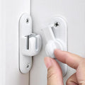 White 90/180 Degree Barn Door Latches,Flip Gate Lock | Zinc Alloy Flip Gate Latches,Right Angle Door Lock,for bedroom,garage,sliding door,window,cabinet,drawer,pet enclosures by INIRET