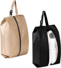Set of 2 Travel Shoe Bags – Large Hanging Shoe Organizer Pouch with Zipper, Portable Storage Bags for Sports, Gym, and Carry-On Luggage (Mix) by FTNA