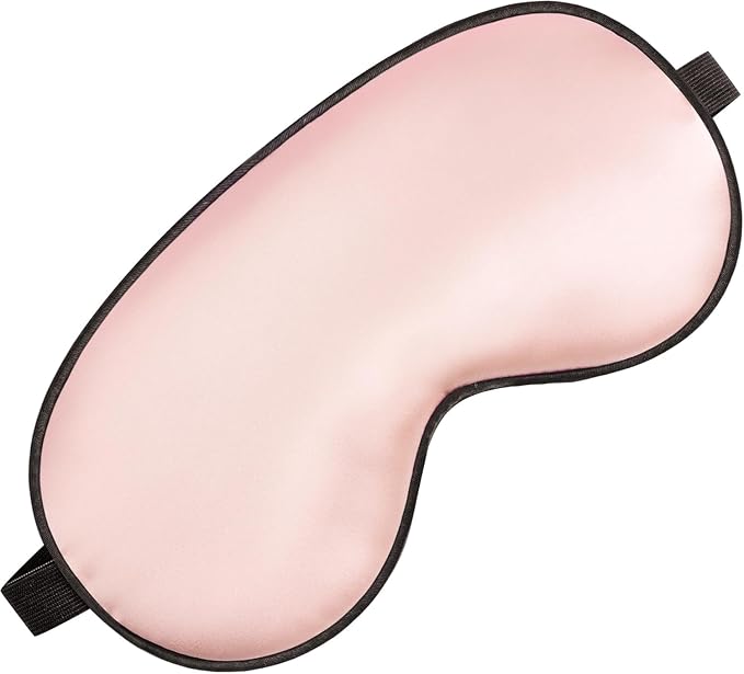 Adjustable Silk Eye Mask for Sleeping, Soft Sleeping Eye Shade Cover for Women, Good for Blocking Light, Reducing Puffiness, Enhancing Sleep Quality by VENMATE