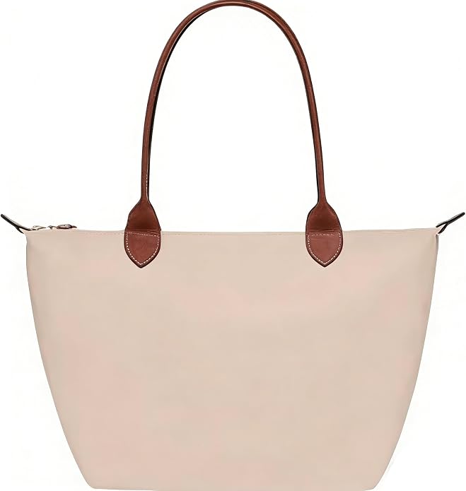 Large Tote Bag for Women Work, Lightweight Nylon Laptop Tote Handbag Purse Carryall with Compartments, Waterproof Travel bag | foldable tote bag by Numcig