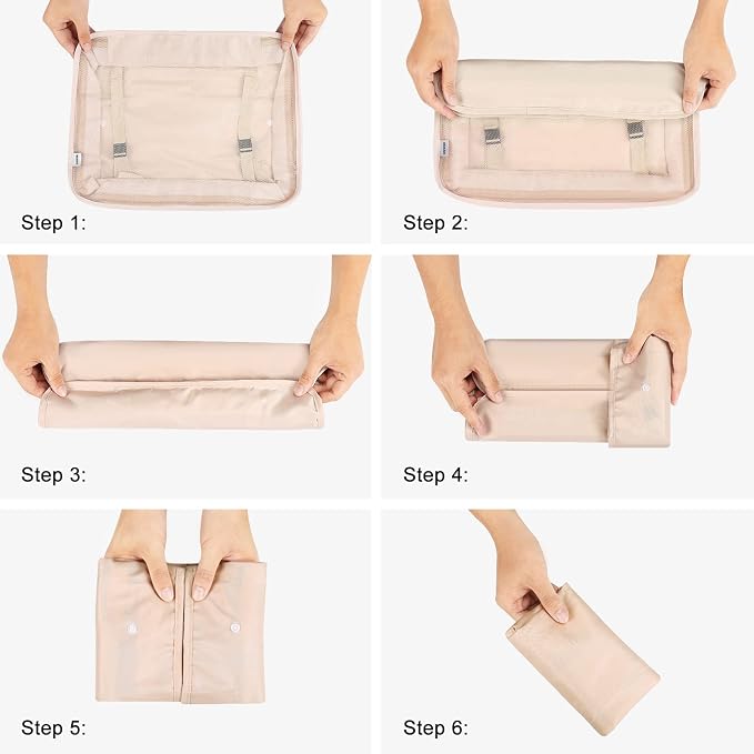 Mossio 9 Set Packing Cubes with Shoe Bag & Electronics Bag - Luggage Organizers Suitcase Travel Accessories - Image 6