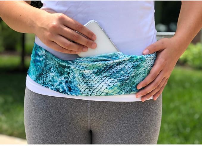 BANDI Running Belt for Women & Men – USA Made No-Bounce Adjustable Waist Pack & Secure Fanny Pack – Fits All Phones, Gels & Essentials – Zipper-Free, Medical Device Friendly - Image 3