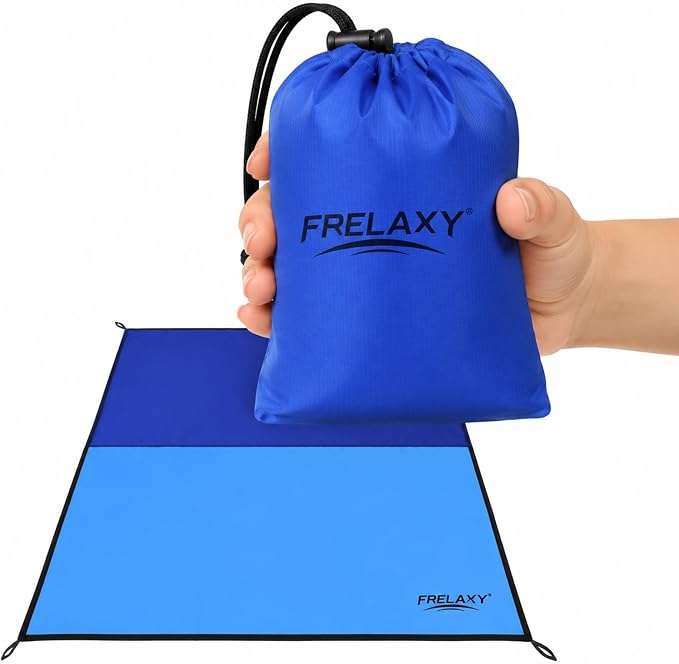 Frelaxy Pocket Picnic Blanket, Waterproof Blanket for Beach Festival | Lightweight compact design, Multi-use outdoor blanket, Waterproof & sandproof material, Easy to carry, Picnic, Camping by Frelaxy