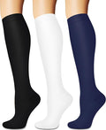 Sooverki Compression Socks for Women and Men Circulation (3/4 Pairs) is Best Support for Running Athletic Cycling Hiking by Sooverki