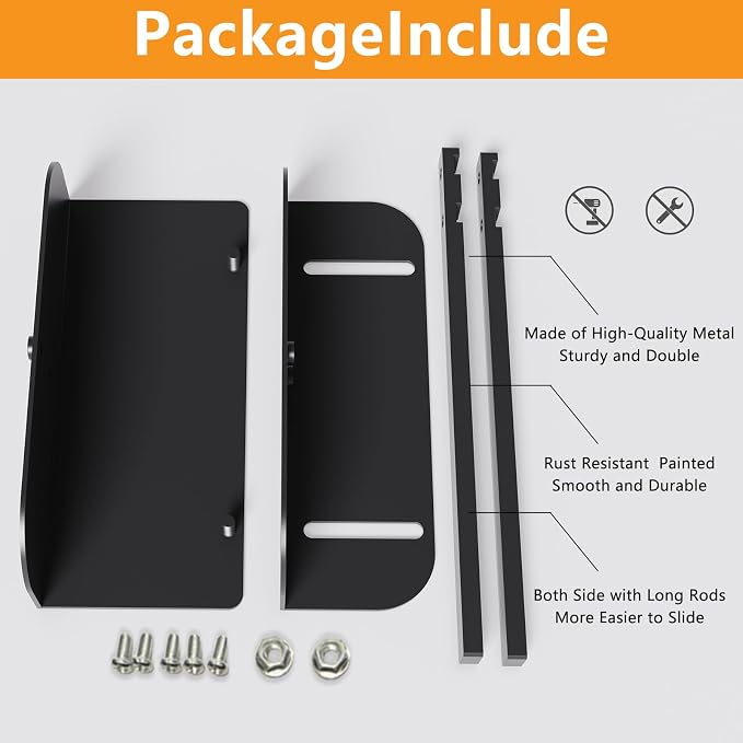 Adjustable Metal Bi-fold Door Lock, Keep Safety, Black, 4 Pack | Bifold Door Lock Kit for 0.6-2 Inch Thick Doors, Protection Child and Pet Proof Bi-fold Door Lock for Closet Cabinet Pantry - Image 6