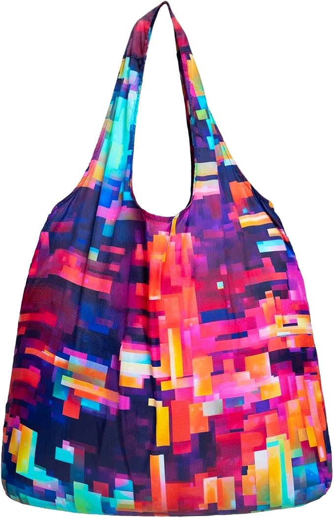 Nanobag XL 25L Tote Foldable Packable Reusable Grocery Shopping Bag | 1.05 oz Premium Portable Collapsible Extra Large Pocket-Sized for Everyday Use, Beach & Travel by Nanobag