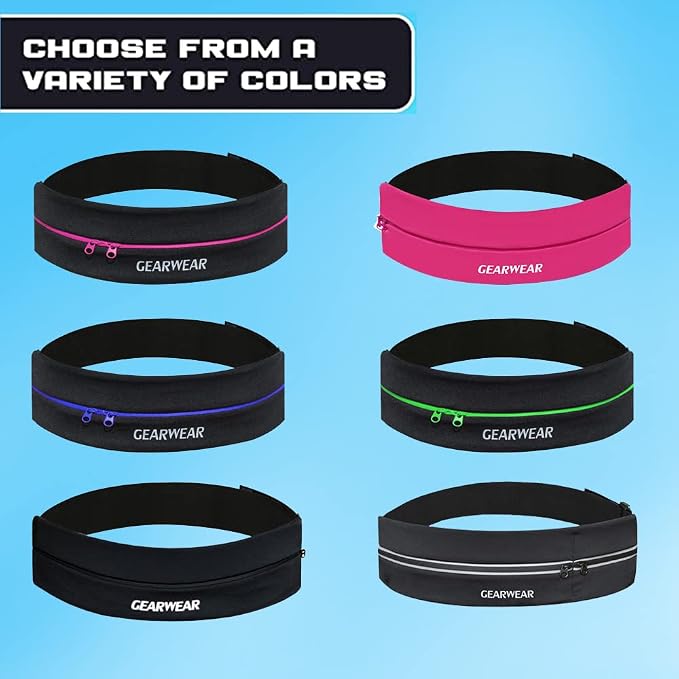 Running Belt | Runner Fanny Pack for Women and Men | Adjustble Waist Band Pack for Storage Phone - Image 7