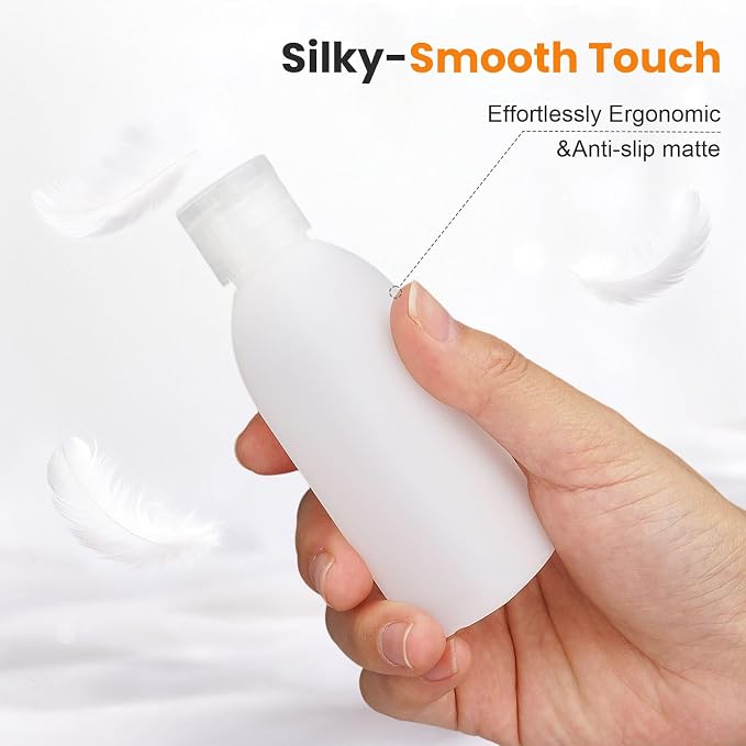 Cosywell Travel Bottles for Toiletries 3.4oz Travel Size Containers | TSA Approved Toiletry Bottles, Leak Proof Refillable Squeeze Bottle, with Lable and a Toiletry Bag - Image 5