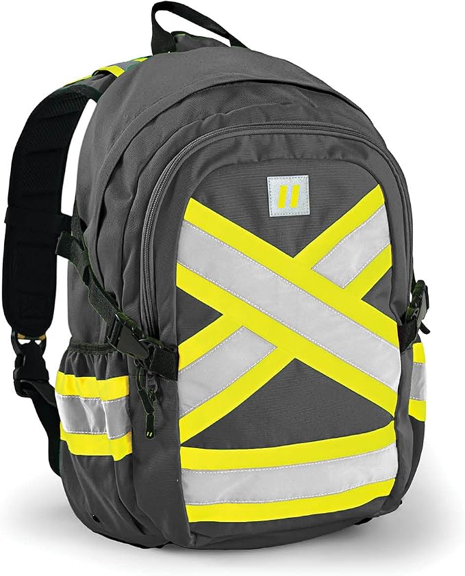 Forcefield Signal - Hi-Vis Reflective Utility Safety Backpack, Black, Regular by Forcefield