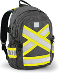 Forcefield Signal - Hi-Vis Reflective Utility Safety Backpack, Black, Regular by Forcefield