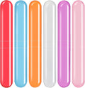 6 Pack Travel Toothbrush Case, Breathable Portable Toothbrush Holder, Plastic Toothbrush Cover Container for Couples Valentine Gifts, Traveling, Bathroom, School, Home, Business, Camping by Eaezerav