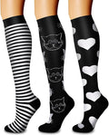 CHARMKING Compression Socks for Women & Men Circulation (3 Pairs) 15-20 mmHg is Best Support for Athletic Running Cycling by CHARMKING