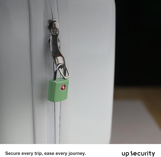 TSA Locks for Luggage, Luggage Locks TSA Approved 4 Pack for International Travel Essentials, Small Padlock with Key, Mini Padlock for Bag, Suitcase, Backpack, Purse Zipper, Case, Drawer - Image 7