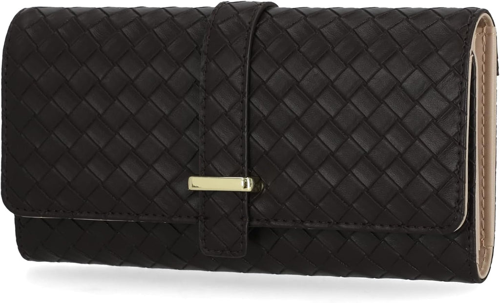 Mundi File Master Womens RFID Blocking Wallet Clutch Organizer With Change Pocket by MUNDI