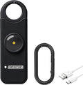 Rechargeable Personal Safety Alarm for Women | 130dB Loud Siren & Strobe Light & Low Battery Notice, Emergency Keychain Alarm for Self Defense (Charcoal Black) by AGADMCM