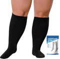 Plus Size Compression Socks: Wide Calf for Women Men 20-30 mmHg | Up to 7XL-Compression Socks for Travel Nurses Pregnant by BODALA
