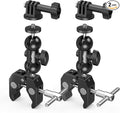 SMALLRIG Super Clamp Mount 2-Pack, Double Ball Head Magic Arm for Camera | Clamp for Fences, Desks, Tripods, for Monitors, Lights, Action Cameras by SmallRig