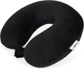 SAIREIDER Travel Pillow 100% Pure Memory Foam Travel Neck Pillow, Airplane Pillow for Traveling、Car、Home、Office，Washable Cover（Black） by SAIREIDER