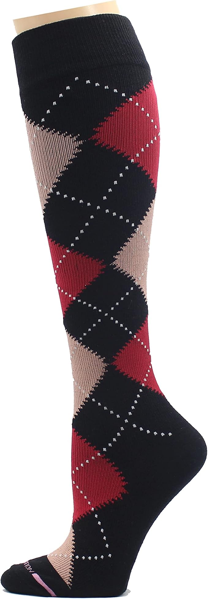 Dr. Motion 3 Pairs Therapeutic Graduated Compression Women's Knee-hi Socks - Image 4