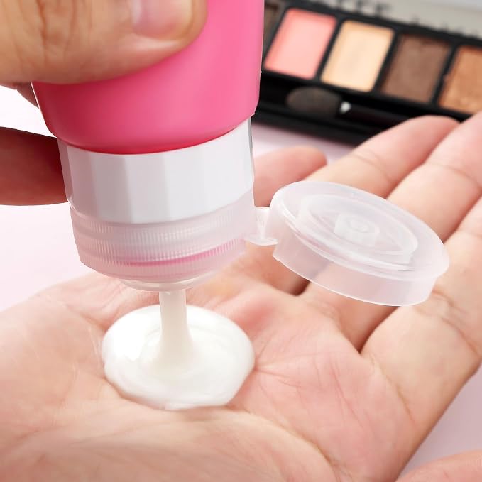 Gemice Travel Bottles for Toiletries Tsa Approved Travel Size Containers BPA Free Leak Proof Tubs Refillable Liquid Travel Accessories for Cometic Shampoo and Lotion Soap - Image 4