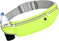 Slim Running Belt for Women Men,Runners Fanny Pack Phone Holder,Money Belt,Running Gear Accessories,with 3 Pockets (Grass green) by Unknown