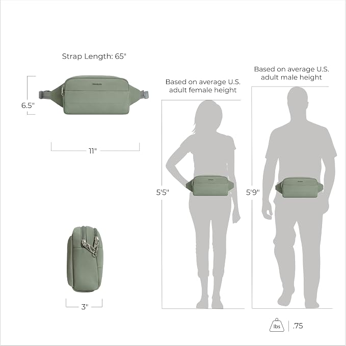 Travelon Anti-Theft Roam XL Belt Bag - Image 4