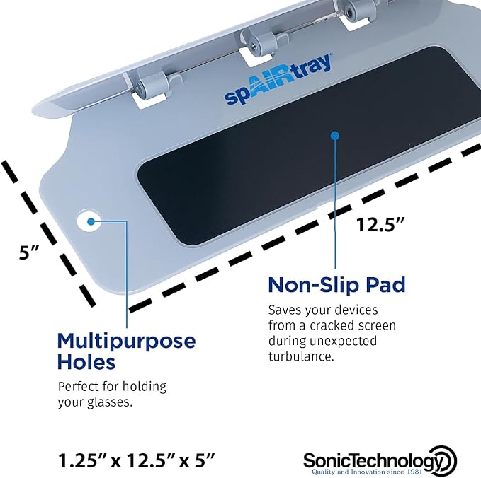 Travel Shelf - Airplane Tray Cover, Table Organizer Plane Travel Essentials - Image 2