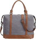Bluboon Travel Tote Bags with Zipper Ladies Canvas Bag Weekender Overnight Bag for Women Carry on Duffel Bag Trolley Sleeve by BLUBOON