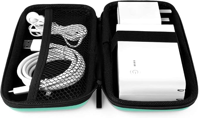 iMangoo Travel Essential Electronics Organizer Charger Case Carrying Pouch | 6.5x3.2x1" Power Bank Tech Accessories Protective Storage Shockproof Portable Purse Men Women School Office Trips Must Have - Image 5