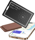 Wallet Tracker Card, for Apple Find My Ultra Thin and Rechargeable Tracker Tags Bluetooth Wallet Finder IP68 Waterproof Tracker Item Finder for Keys, Bags, Passport [Apple MFi Certified] by Unknown