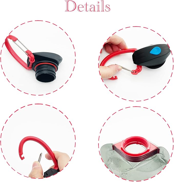 4 Pack 25oz Collapsible Water Bottles, 4 Colors Reusable Leakproof Water Bags for Drinking, Foldable Flat Water Bottles with Clasp for Outdoor Sports Camping Traveling Biking - Image 3