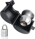 Door Knob Locking Cover with Padlock, Heavy Duty All-Metal Version | Adjustable Design for Snug Fit, Lockout Device to Disable Doorknob, Prevents Turning & Block Keyhole Access by MOSECYOU