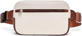 Fanny Packs Belt Bag For Women Men Everywhere Small Fashion Crossbody Bags Waist Pack Vegan Leather Waterproof Cute Sling Chest Bag For Women - Beige by Goinsound