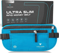 Travel Money Belt & Passport Holder - RFID Blocking Slim Travel Wallet & Fanny Pack for Men and Women - Essential Travel Pouch for Cash, Credit Cards, and Documents by VOYTAG