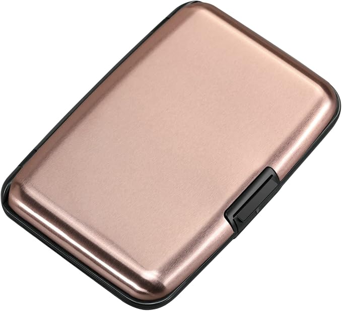 RFID Blocking Credit Card Protector Case Holder Wallet for Men Women | RFID Blocking Credit Card Protector Aluminum ID Case Hard Shell Business Card Holders Metal Wallet for Men or Women - Image 4