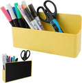 KITANIS Magnetic Pen Holder,3 Compartments Magnetic Dry Erase Marker Holder,Extra Strong Magnet Storage Marker Pen Pencil Organizer for Refrigerator,Whiteboard,Locker Accessories(Long Style) by KITANIS