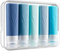INSFIT Travel Bottles for Toiletries, TSA Approved 3oz Travel Size Toiletries, BPA Free Leak Proof Squeezable Silicone Tubes Travel Essentials for Shampoo Conditioner Lotion Soap by INSFITPortableTravelBottles
