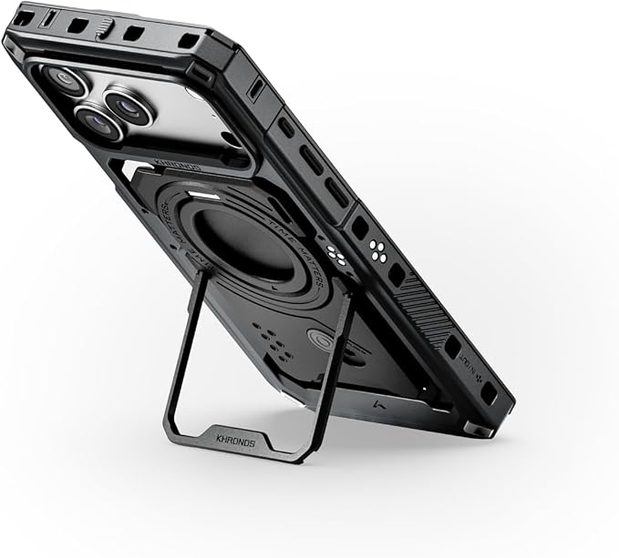 Tilta Khronos Case Compatible with iPhone 17 Pro Max - Black | Snap in Design | Locking Clamp for Secure Mounting | Passthrough Power | Works with Focus Handles, Cooling Modules, Filters - Image 8