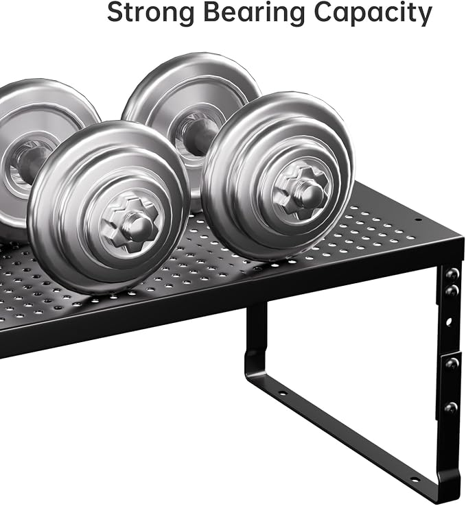 Cabinet Shelf Organizer, Spice Rack,Stackable, Expandable, Rust Resistant, Convenient Kitchen Storage, Metal Shelf for Kitchen, Countertop, Restroom(3Packs/Black,Medium) - Image 5