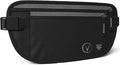 VVantamo Money Belt with RFID For Men & Women, Hidden Passport Holder for Travel, 2 Compartment Travel Fanny Pack for Women Anti Theft by Vantamo