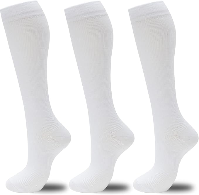 fenglaoda Compression Socks for Women Men 3 Pairs Graduated Compression Support Circulation Socks for Nurses by fenglaoda